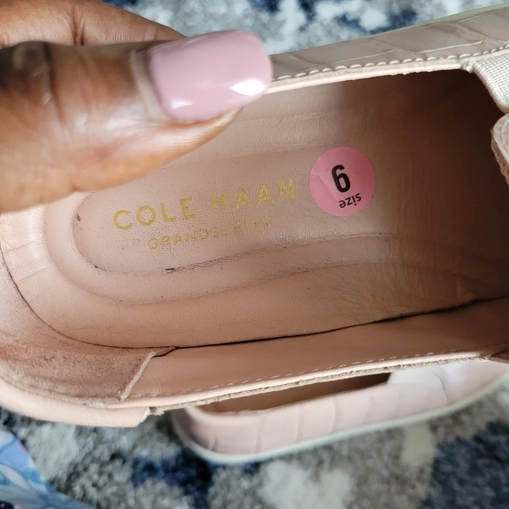Cole Haan grandprø spectator slipon sneakers Powder Pink Pastel